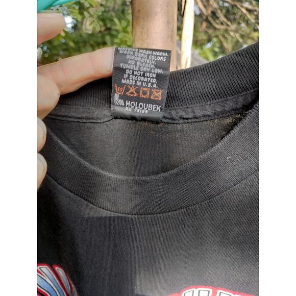 Vintage 1995 Rolling Thunder t-shirt Harley Davidson Washington DC Single Stitch - Picture 5 of 8